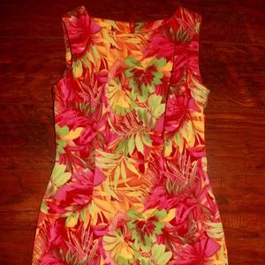 John Roberts Floral Tropical Dress